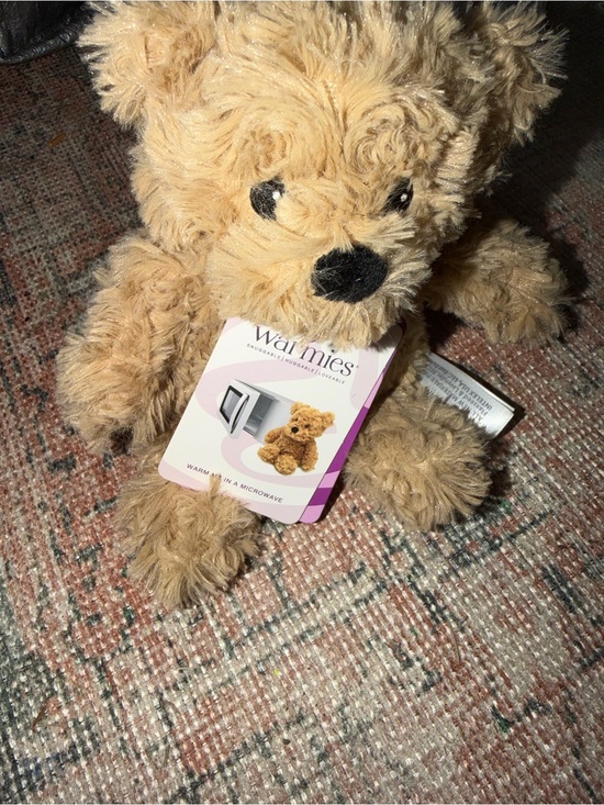 Warmies Other - Warmies Brown Curly Bear - Plush Microwavable NWT Mini 7”